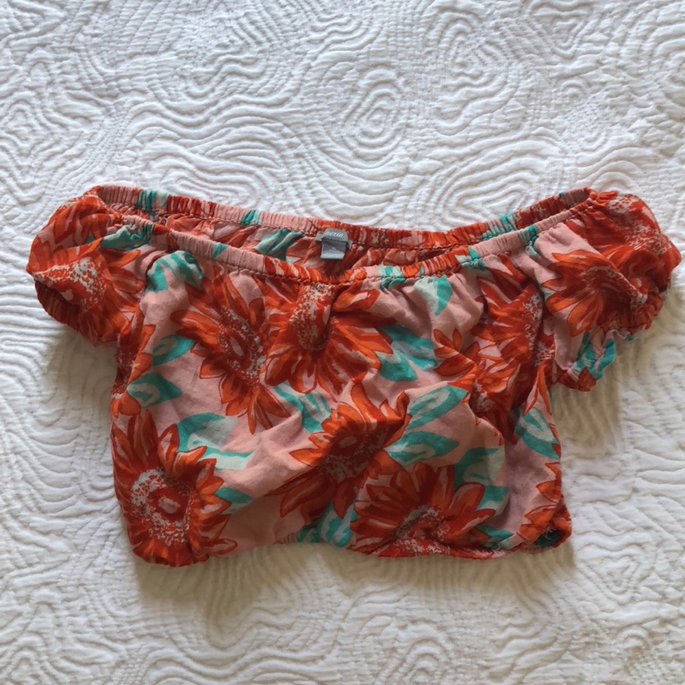 Sunflower crop top from aerie